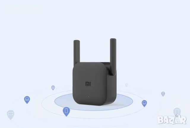 Усилвател на WiFi сигнал Xiaomi Mi WiFi Range Extender Pro, 300 Mbps, цвят: черно, снимка 4 - Мрежови адаптери - 48272050