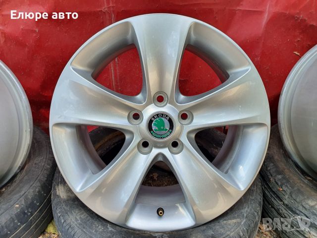 Джанти Skoda 5x112x7J16"ет45, снимка 1 - Гуми и джанти - 46117662