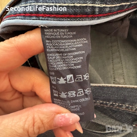 Tommy Hilfiger мъжки дънки модел Madison сини размер 31/34, снимка 6 - Дънки - 53868028
