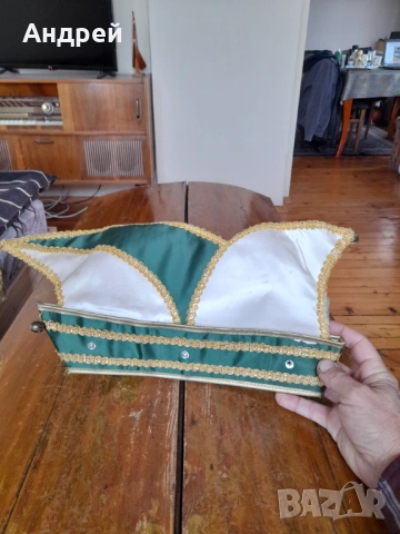 Стара етно шапка #14, снимка 2 - Антикварни и старинни предмети - 53593036