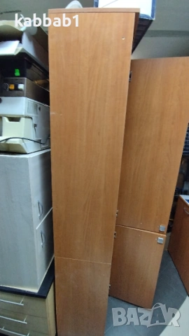 Еднокрил гардероб с две врати ирафтове със заключване - Офис шкаф 42/200/40, снимка 16 - Шкафове и рафтове - 53818981