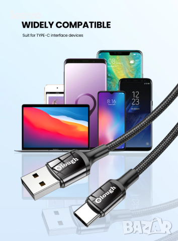 Висококачественни USB кабели, за зареждане и пренос на данни, снимка 11 - USB кабели - 42572830