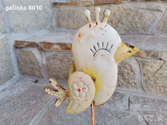 Старо ламаринено пиле, снимка 3 - Антикварни и старинни предмети - 53657587