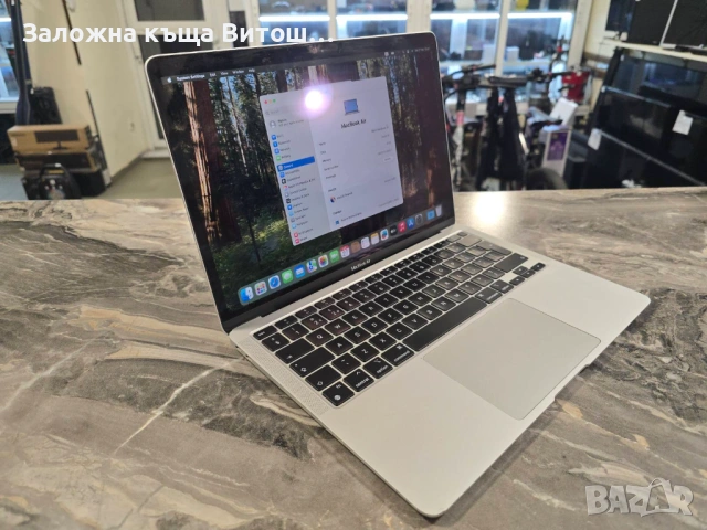 лаптоп MacBook Air M1 2020 A2337 90% батерия 8GB RAM 256GB SSD, снимка 2 - Лаптопи за работа - 53726999