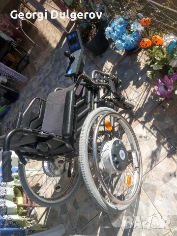 Електрическа инвалидна количка SOPUR с джойстик , снимка 3 - Инвалидни колички - 53603792