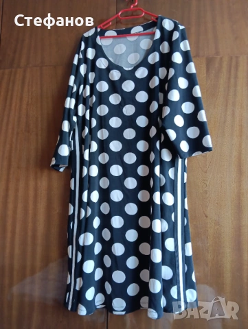 Красива, нова, макси рокля на точки , снимка 10 - Рокли - 53837747