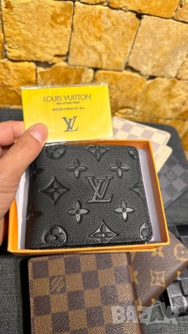 портмонета от естествена кожа в кутия louis vuitton , снимка 4 - Портфейли, портмонета - 52022945