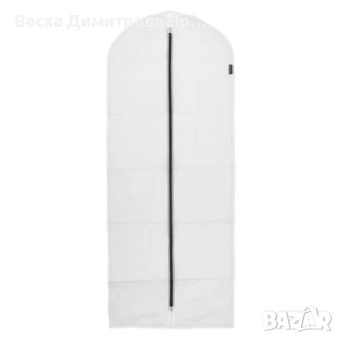 Комплект калъфи за дрехи Brabantia, paзмepи M/L/XL, Transparent/Grey, 2 броя, снимка 9 - Други стоки за дома - 50622448