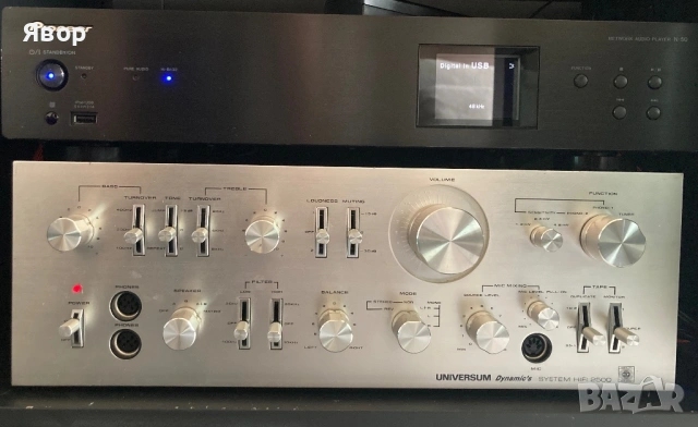 Продавам усилвател Universum 2500 , снимка 2 - Ресийвъри, усилватели, смесителни пултове - 53393823