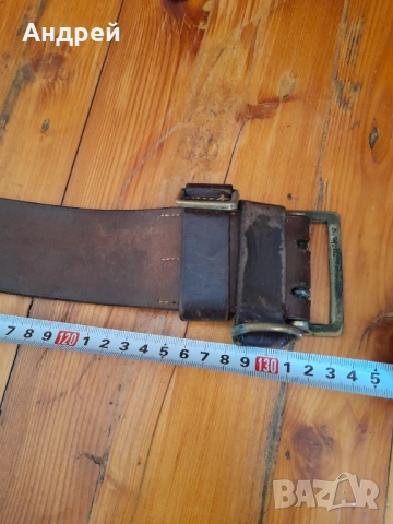 Стар Военен колан #13, снимка 6 - Антикварни и старинни предмети - 53608217