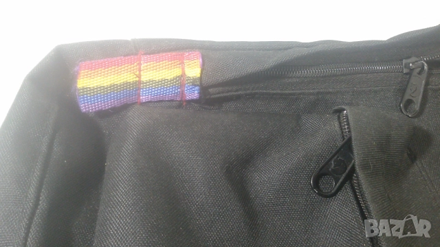 Раница Fjällräven Kanken Rainbow, черна с дъги, реплика, снимка 3 - Раници - 51836814