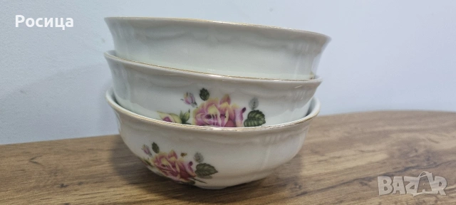 Български порцеланови стари купи, снимка 4 - Прибори за хранене, готвене и сервиране - 53968175