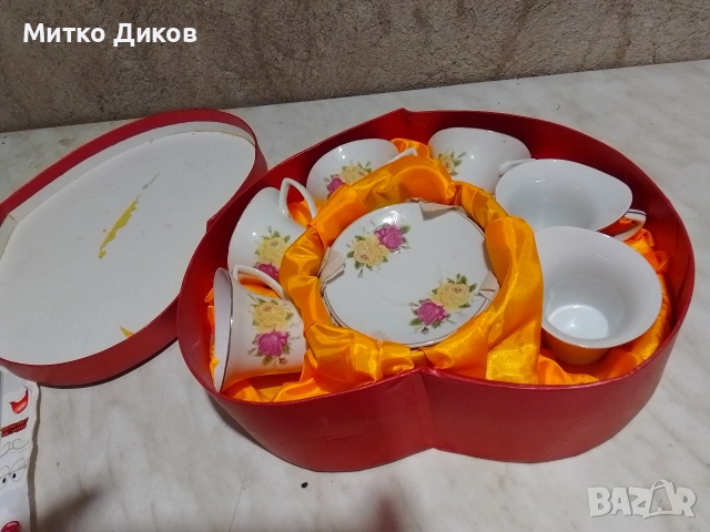 Сервиз а кафе чай нов 12 части, снимка 4 - Сервизи - 53649093
