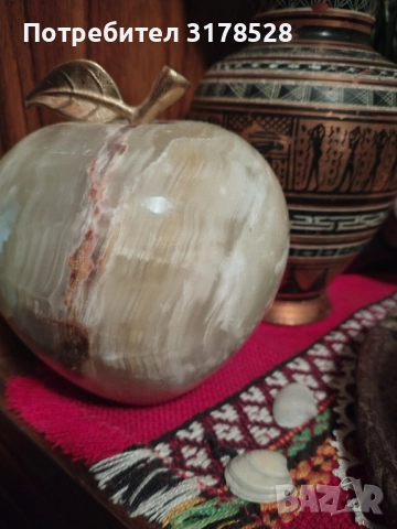 Ябълка от Оникс , снимка 2 - Арт сувенири - 52289258