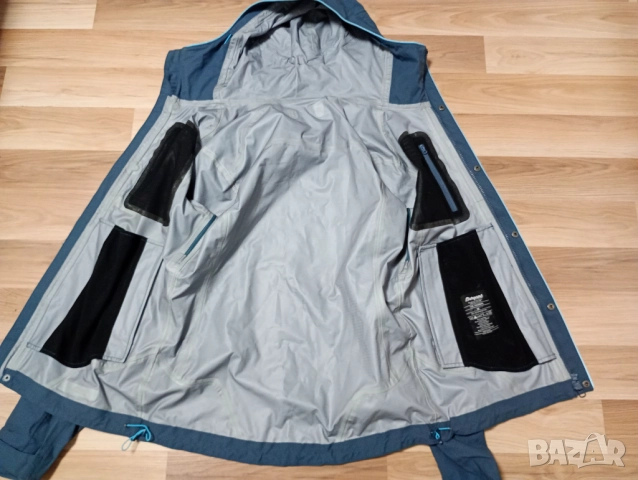 Bergans Dermizax мъжко туристическо яке против вятър и дъжд размер M, снимка 2 - Спортни дрехи, екипи - 52642075