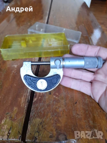 Стар микрометър Suhl, снимка 3 - Шублери - 50474912