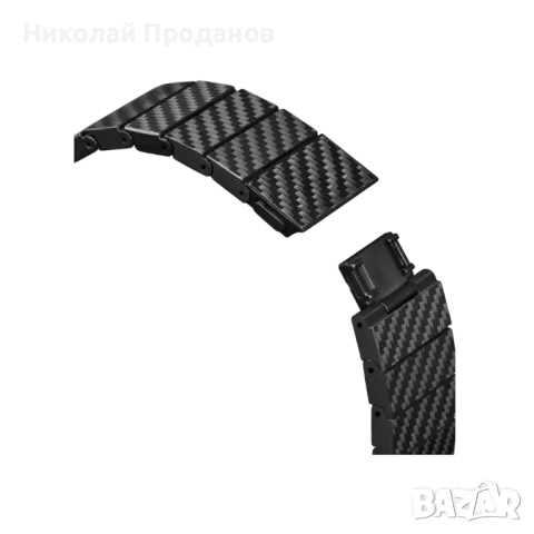 Каишка Pitaka Carbon Fiber Watch Band за Samsung Galaxy Watch, снимка 2 - Калъфи, кейсове - 49149474