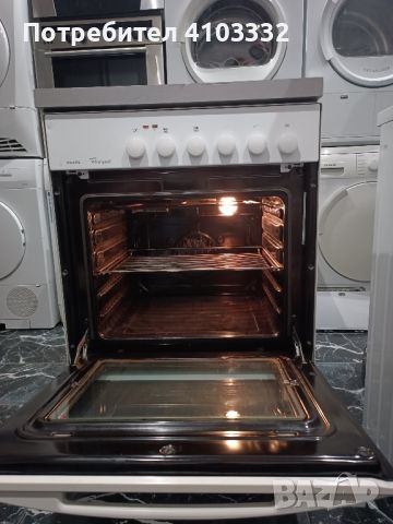 Печка Филипс Уърпул , фурна с вентилатор и 4 керамични котлона , снимка 1 - Печки, фурни - 45824133