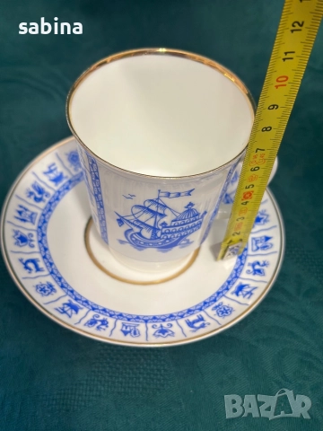 Костен порцелан ЛФЗ Ломоносов, снимка 6 - Сервизи - 52671507