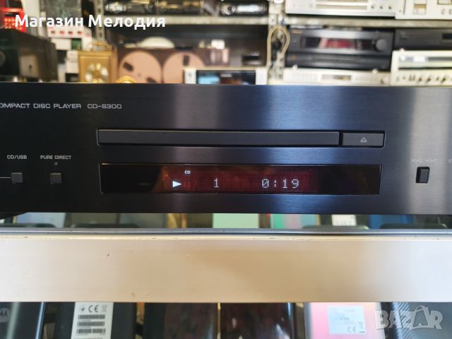 CD Player YAMAHA CD-S300 USB/iPod връзка на предния панел. Чете всички дискове и mp3. В отлично техн, снимка 5 - Декове - 46611626