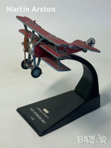 QIDS Fokker DR. I - Red Baron - Imperial Germany 1917 Scale 1:100 RAF 1:144 Scale, снимка 1