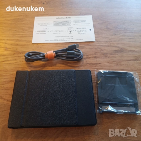 Сгъваема Bluetooth клавиатура AZERTY, Френска подредба, снимка 7 - Клавиатури и мишки - 53123993