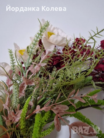 Дизайнерски пролетен венец 2, снимка 3 - Декорация за дома - 53787132