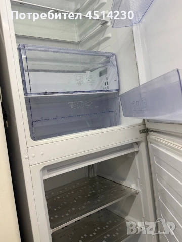 Хладилник с фризер Beko 180х60 работещ, снимка 5 - Хладилници - 53863264