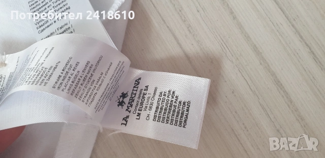 La Martina  Pique Cotton Slim Fit  Mens Size M НОВО! ОРИГИНАЛ! Мъжка Тениска!, снимка 8 - Тениски - 53450311