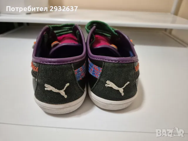 Дамски кожени кецове PUMA пума, снимка 3 - Маратонки - 47392024