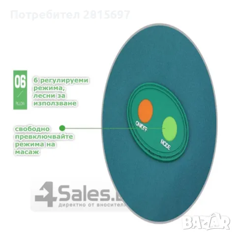 Електрическа масажна възглавничка за път, снимка 8 - Аксесоари и консумативи - 49237971