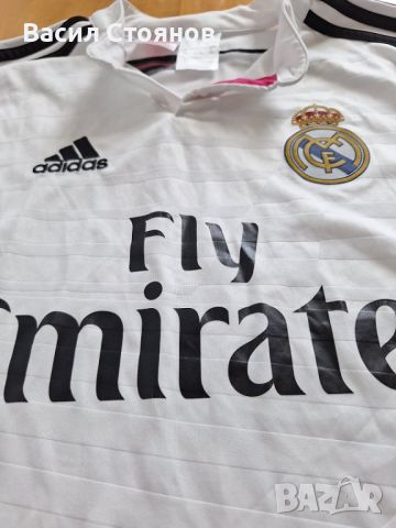 Реал Мадрид / Real Madrid Adidas 2014-2015г. - за ръст 164см., снимка 3 - Фен артикули - 45765602