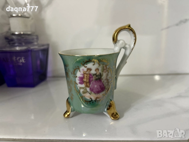 Винтидж викторианска чаша, снимка 4 - Антикварни и старинни предмети - 52384025