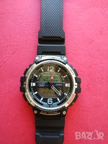 Часовник"Casio"-Fishing.Като нов., снимка 4 - Мъжки - 47230303