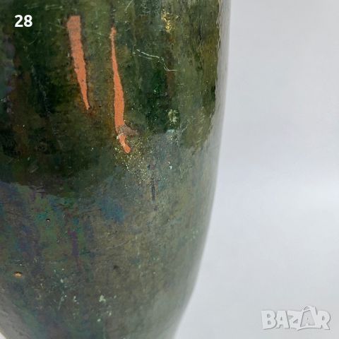 Керамична ваза винтидж усеща се доста тежка, снимка 3 - Вази - 45400052