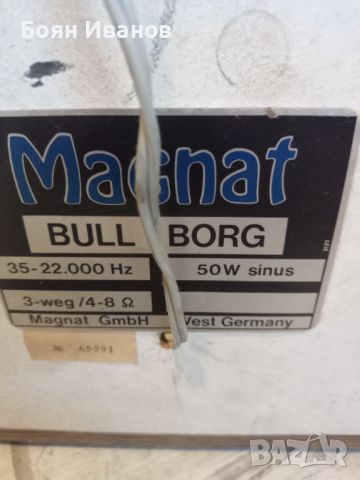 Тонколони Magnat BULL_BORG, снимка 7 - Тонколони - 45266857