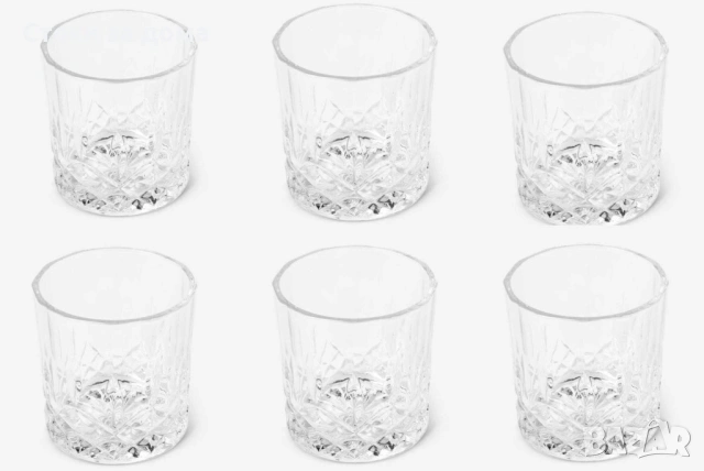 Комплект 6 чаши и купа за лед с щипки, снимка 3 - Чаши - 53221976