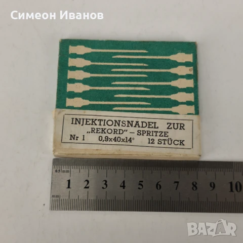 Стари игли за спринцовка Record Полша 12 броя #5959, снимка 7 - Други ценни предмети - 50473657