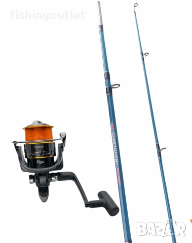 Комплект за сом и трофейни риби. Въдица 500гр акция,макара 13л и корда, снимка 3 - Въдици - 51840691