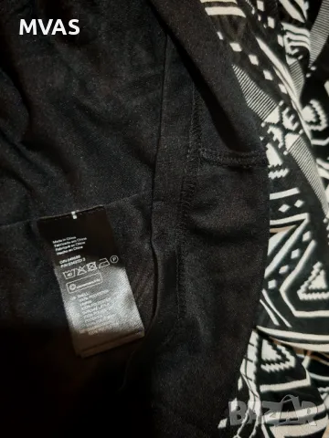 H&m нова черно бяла рокля М размер 3/4 ръкав, снимка 4 - Рокли - 49756515