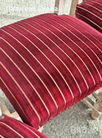 Комплект от 6 стола масив, снимка 3 - Столове - 53323077