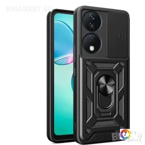 Honor X7b Удароустойчив Ring Holder Калъф и Протектор, снимка 7 - Калъфи, кейсове - 48529967