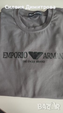 Мъжка тениска Armani M, снимка 2 - Тениски - 46417319