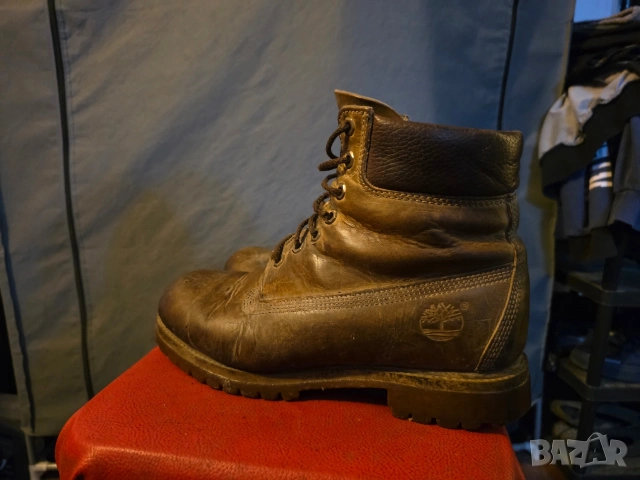 Timberland-естествена кожа-зимни-номер-43-44, снимка 3 - Мъжки боти - 53221938