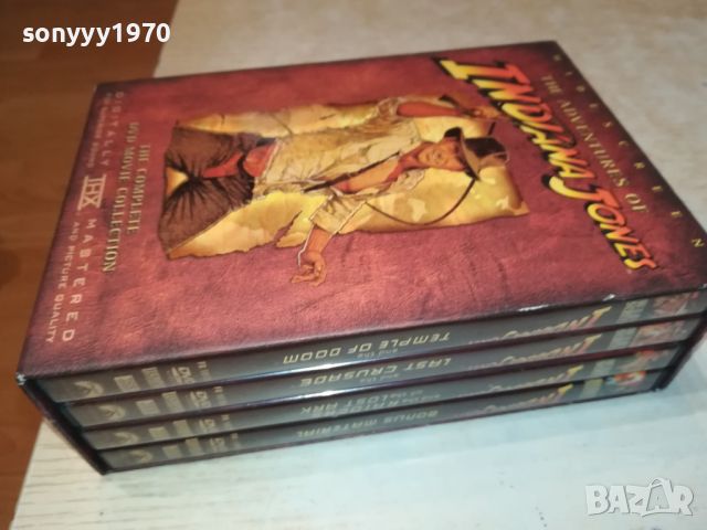 INDIANA JONES X4 DVD 2705240914, снимка 3 - DVD филми - 45925581