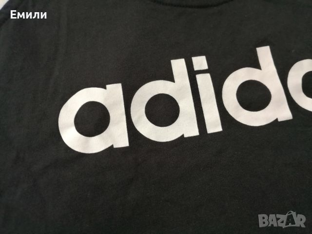 Adidas оригинален дамски потник в черен цвят р-р XS, снимка 3 - Потници - 46450178