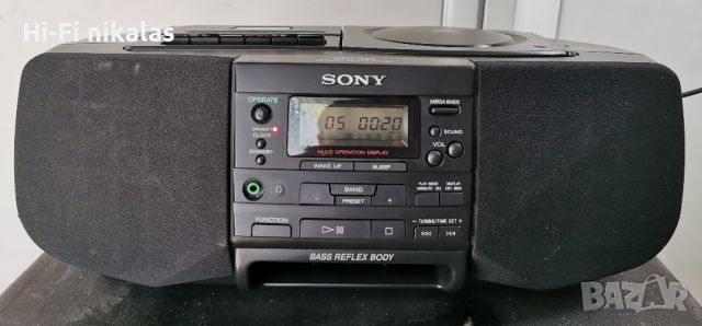 радио касетофон CD player компакт диск SONY CFD-S23, снимка 1 - Радиокасетофони, транзистори - 45622573