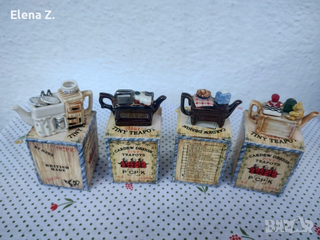 Колекционерски чайници орнаменти Paul Cardew, снимка 12 - Колекции - 52798470