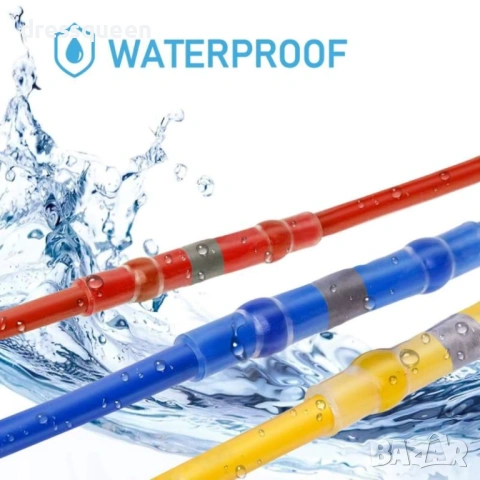 4644 Професионален комплект за лесно свързване на кабели без поялник: 300 части с термосвиваем шлаух, снимка 5 - Други инструменти - 53654224