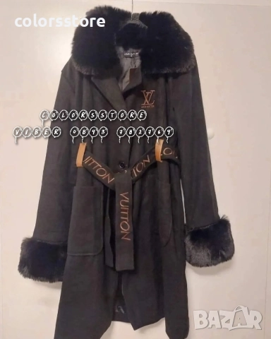 Дамско черно палто Louis Vuitton/IM34d